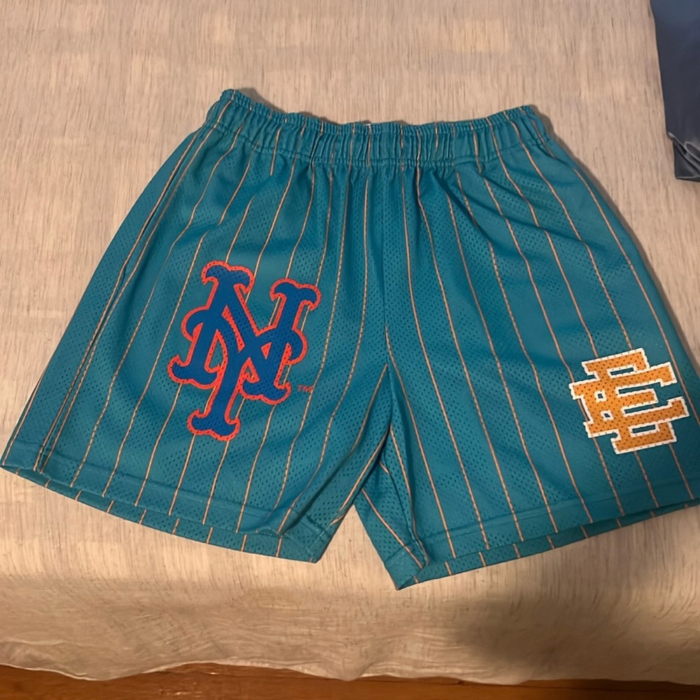 Eric Emanuel Shorts New York Mets Blue/Orange Medium
